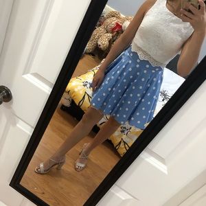 Two piece homecoming dress